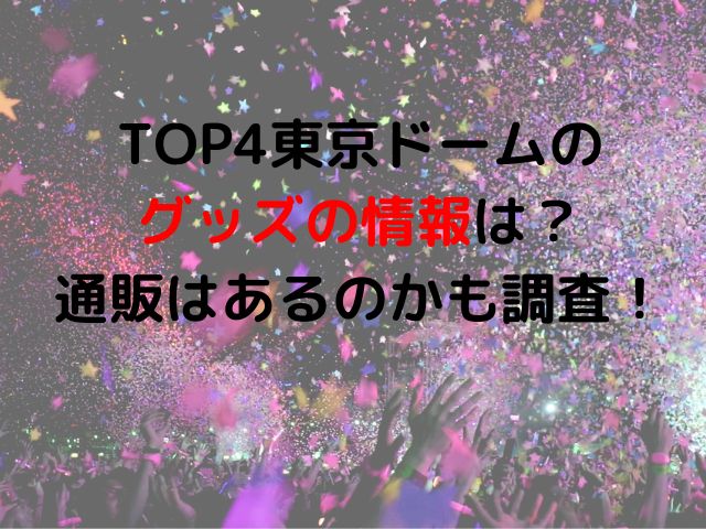 TOP4東京ドーム リストバンド その他 | net-consulting.sub.jp