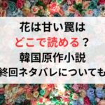 花は甘い罠はどこで読める？韓国原作小説最終回ネタバレについても！